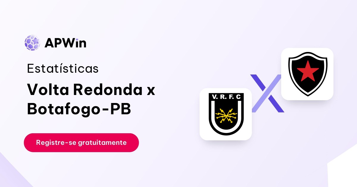 Volta Redonda x Botafogo-PB: Estatísticas, Placar e Odds