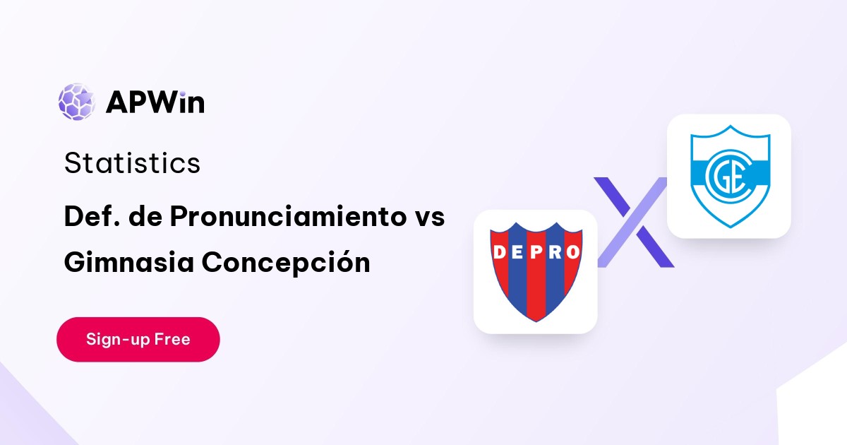 Def. de Pronunciamiento vs Gimnasia Concepción Preview, Livescore, Odds