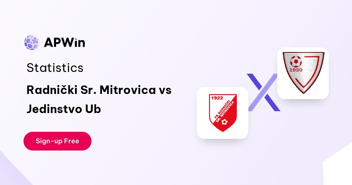 Radnički Sr. Mitrovica vs Jedinstvo Ub Preview, Livescore, Odds