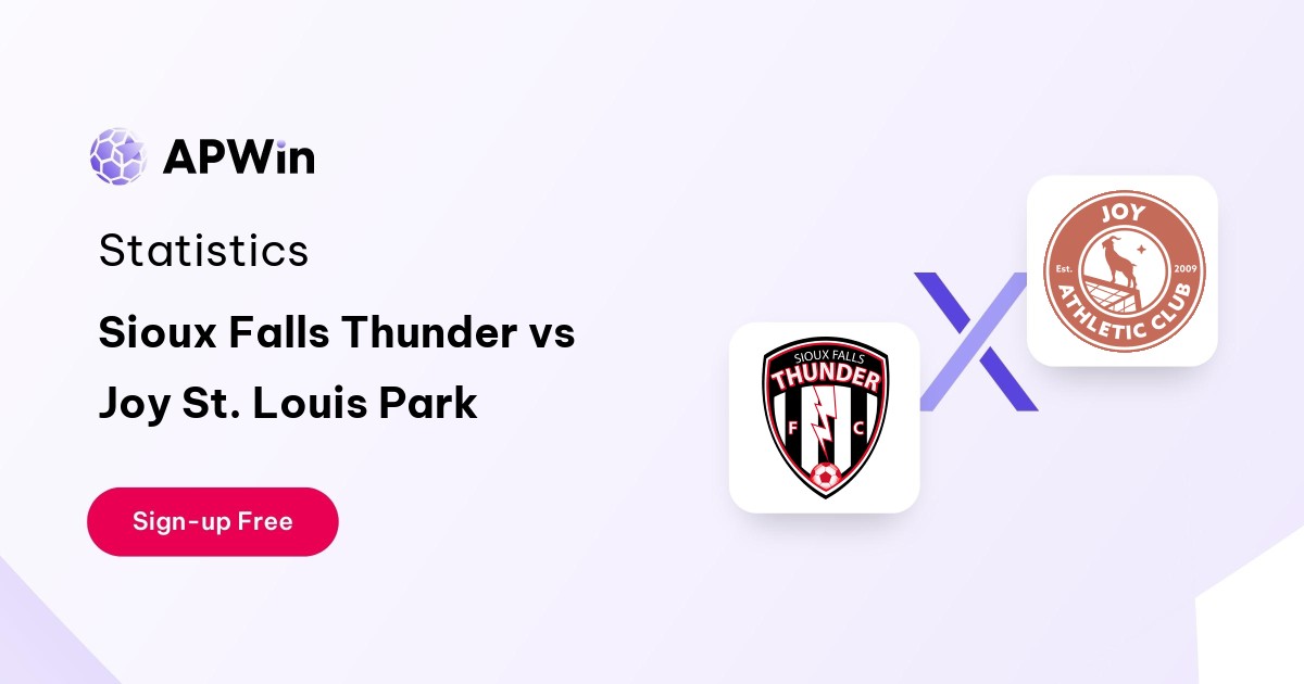 Sioux Falls Thunder vs Joy St. Louis Park Preview, Livescore, Odds