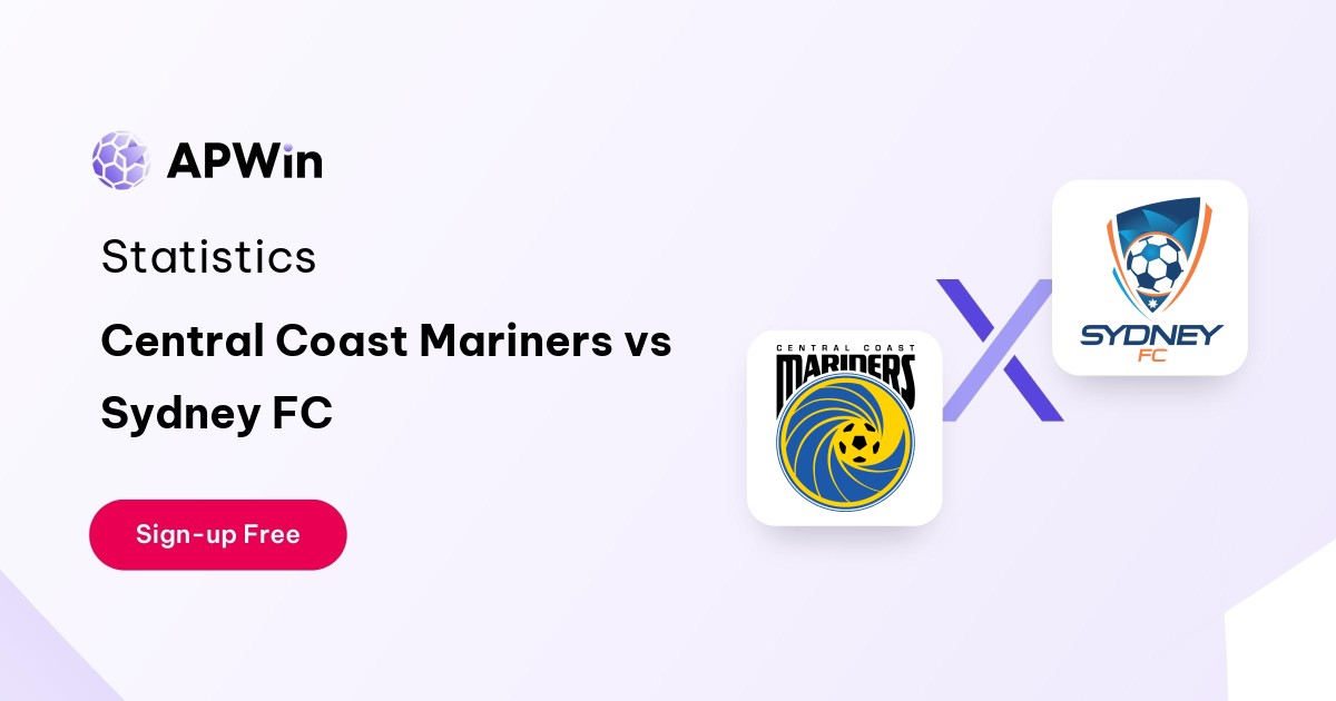 Prediction Central Coast Mariners vs Sydney FC ALeague 2023/24