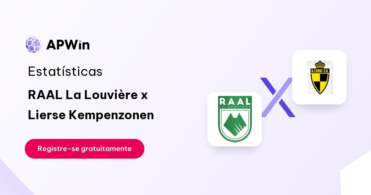RAAL La Louvière x Lierse Kempenzonen: Placar ao Vivo, H2H e Resultados