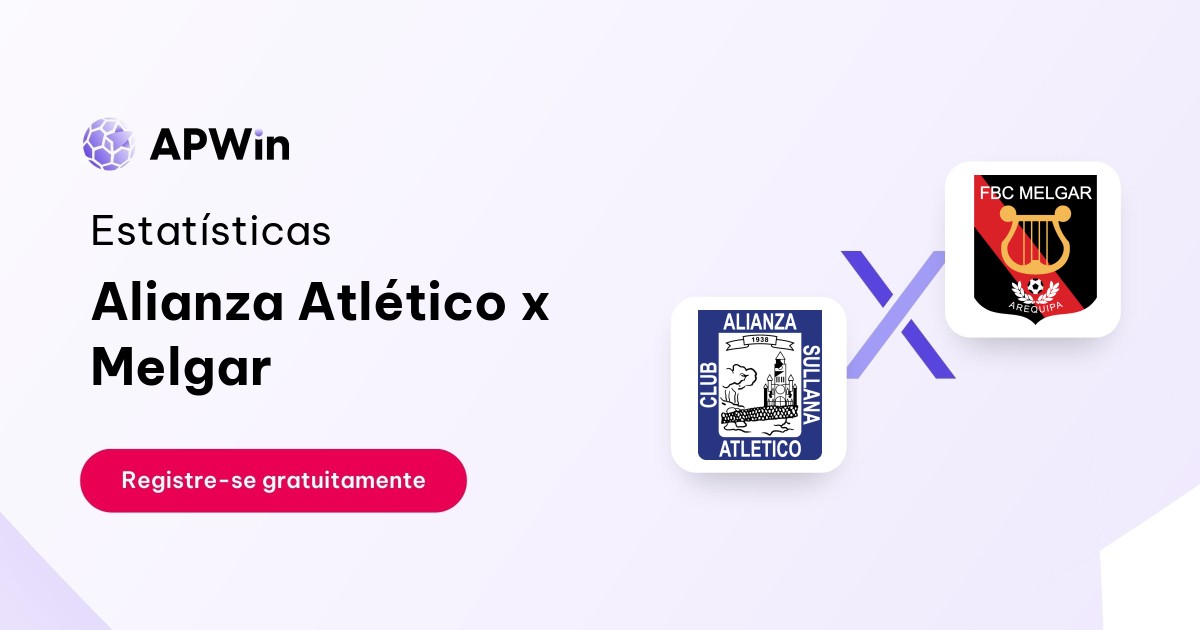 Alianza Atlético x Melgar: Placar ao Vivo, H2H e Resultados