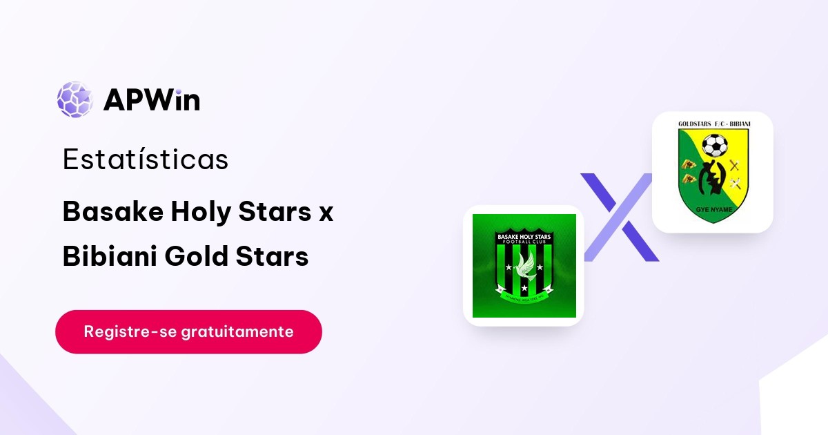Basake Holy Stars x Bibiani Gold Stars: Placar ao Vivo, H2H e Resultados