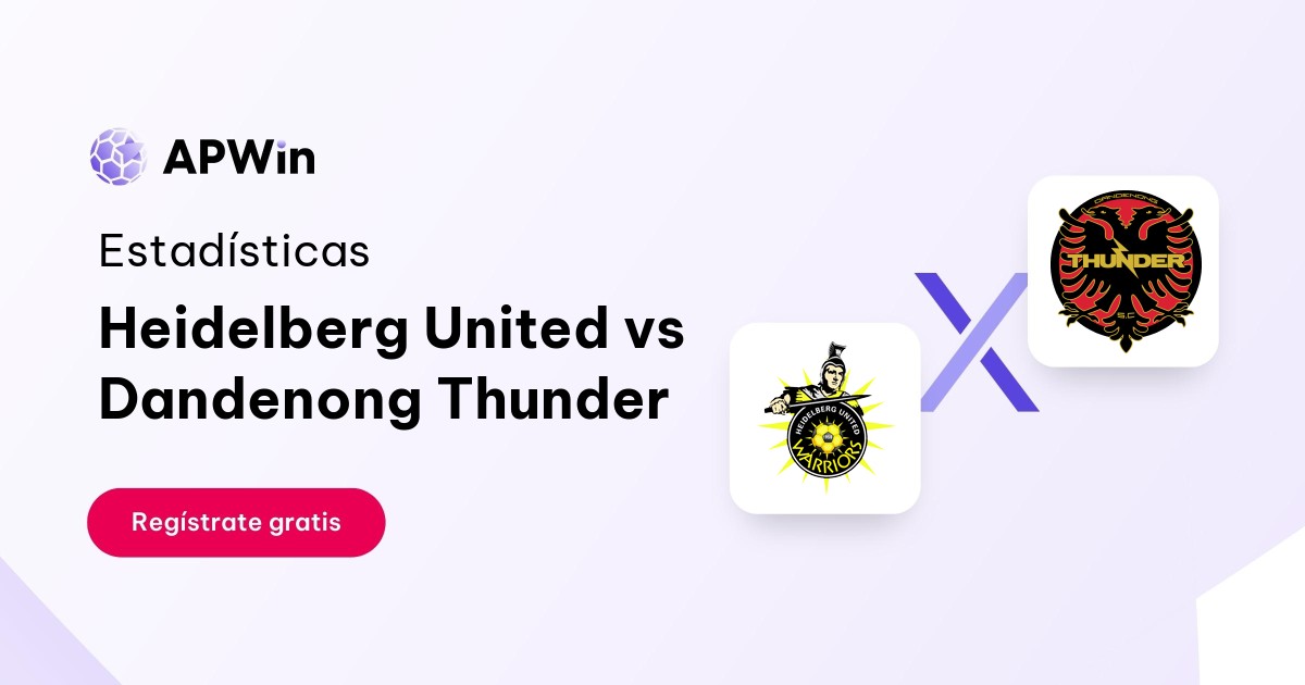 Heidelberg United vs Dandenong Thunder: En vivo, Resultado y Estadísticas