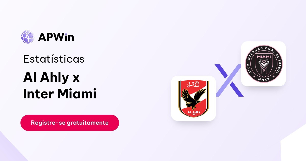 Al Ahly x Inter Miami: Placar ao Vivo, H2H e Resultados