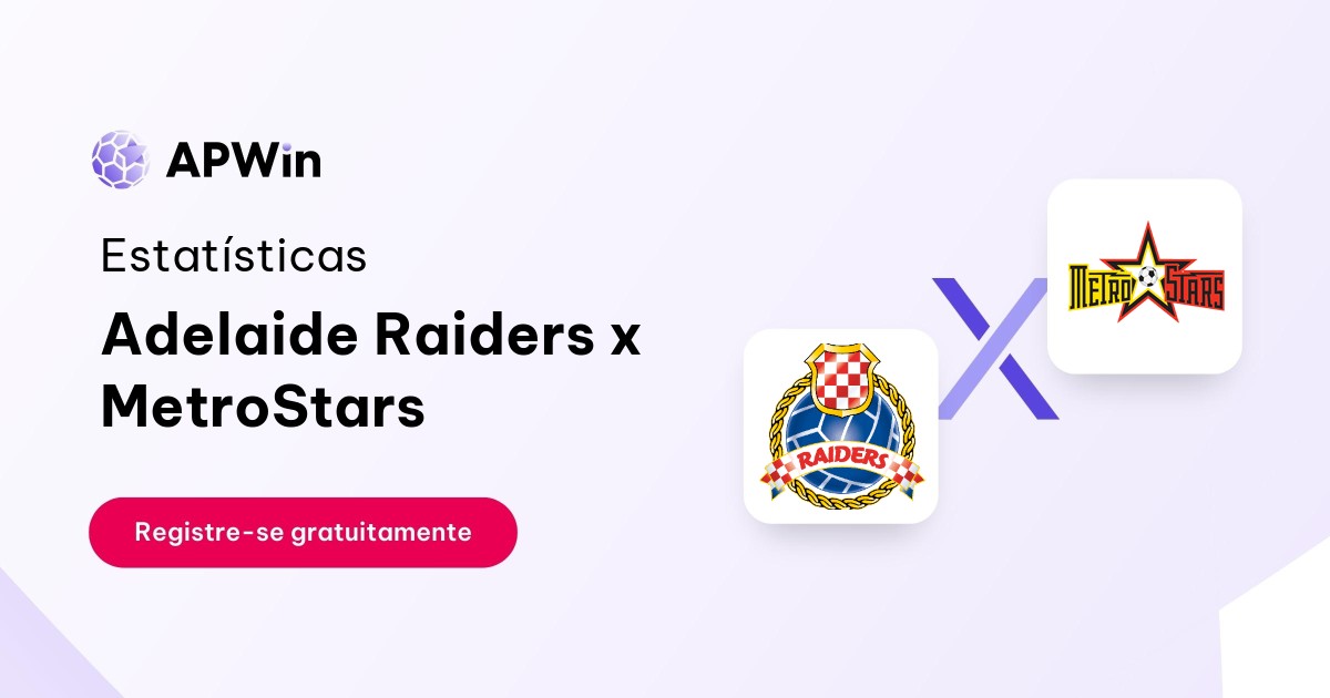 Adelaide Raiders x MetroStars: Placar ao Vivo, H2H e Resultados