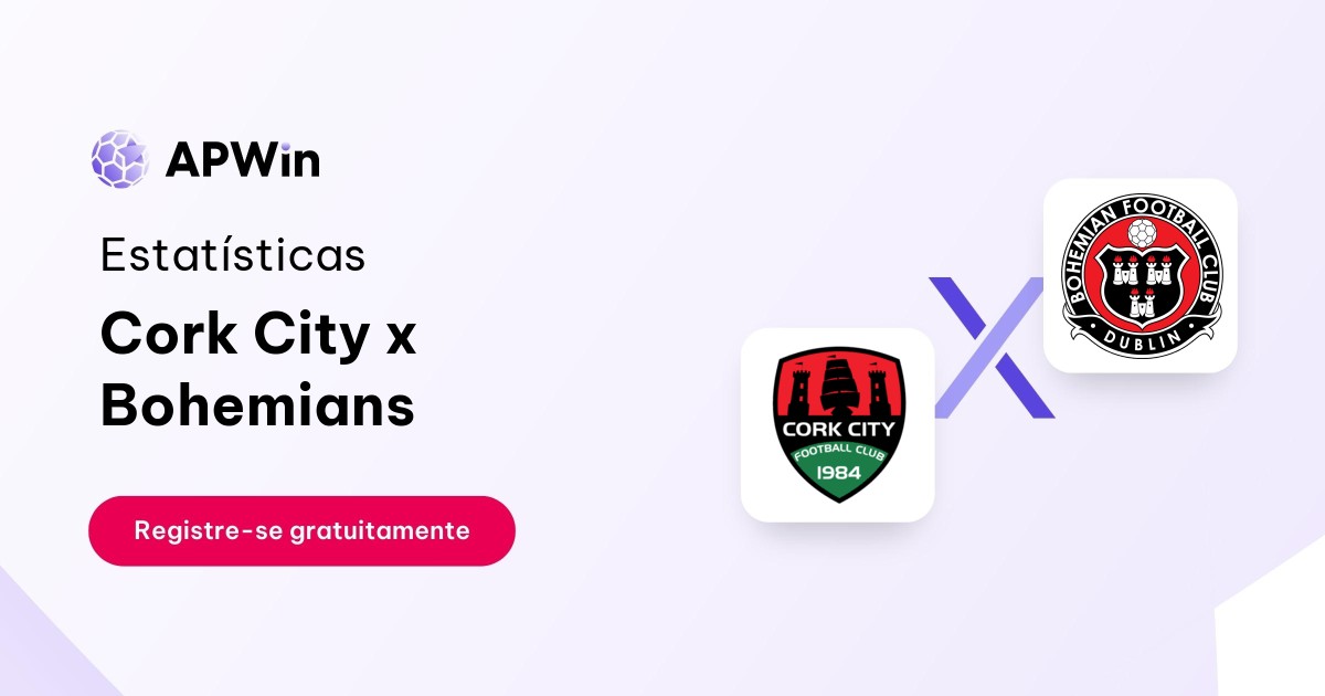 Cork City x Bohemians: Placar ao Vivo, H2H e Resultados