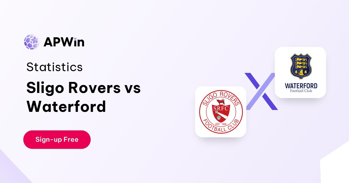 Sligo Rovers vs Waterford Preview, Livescore and H2H