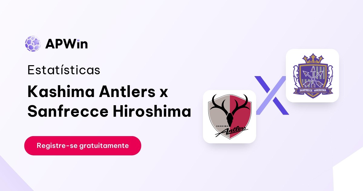 Kashima Antlers x Sanfrecce Hiroshima: Placar ao Vivo, H2H e Resultados