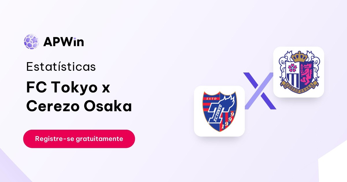 FC Tokyo x Cerezo Osaka: Placar ao Vivo, H2H e Resultados