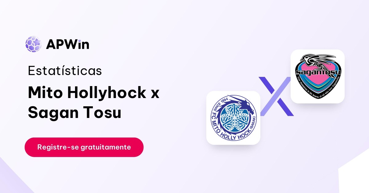 Mito Hollyhock x Sagan Tosu: Placar ao Vivo, H2H e Resultados