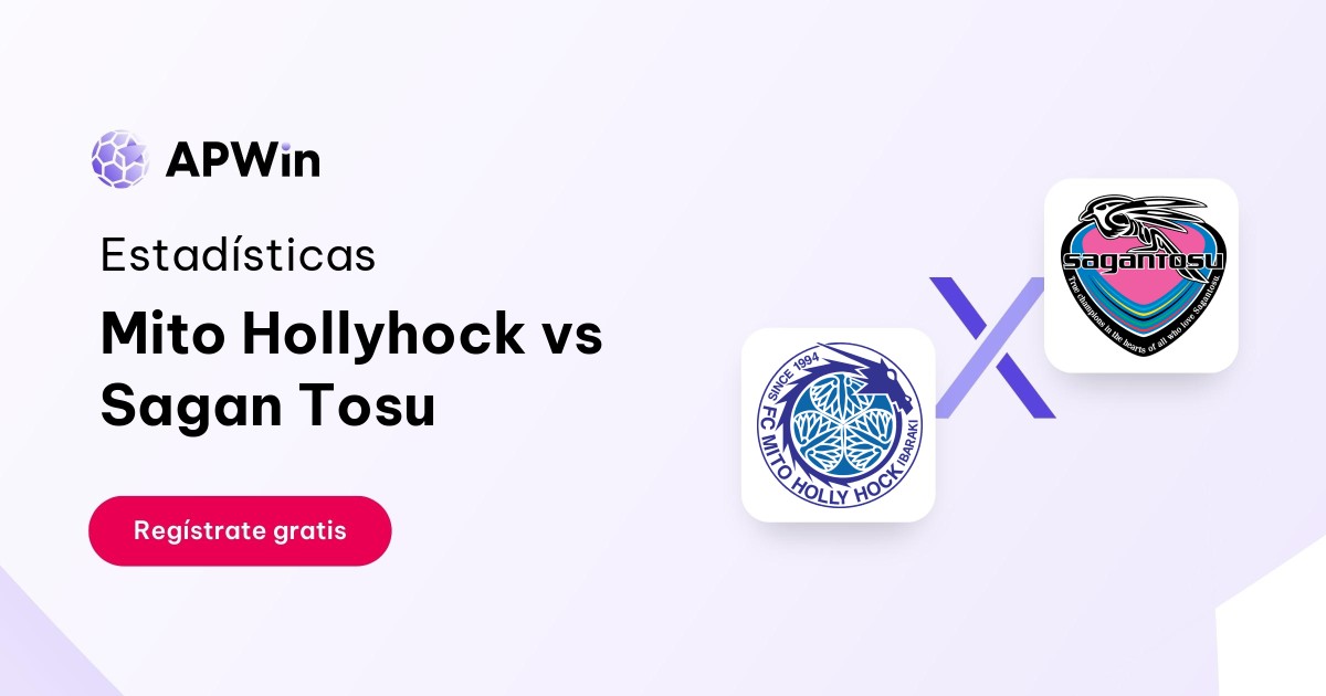 Mito Hollyhock vs Sagan Tosu: En vivo, Resultado y Estadísticas