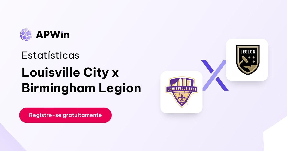 Louisville City x Birmingham Legion: Placar ao Vivo, H2H e Resultados