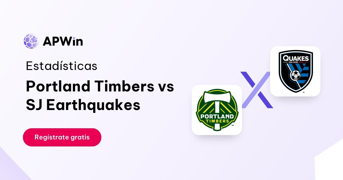 Portland Timbers vs SJ Earthquakes: En vivo, Resultado y Estadísticas