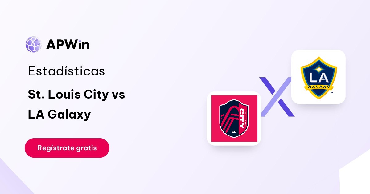 St. Louis City vs LA Galaxy: En vivo, Resultado y Estadísticas