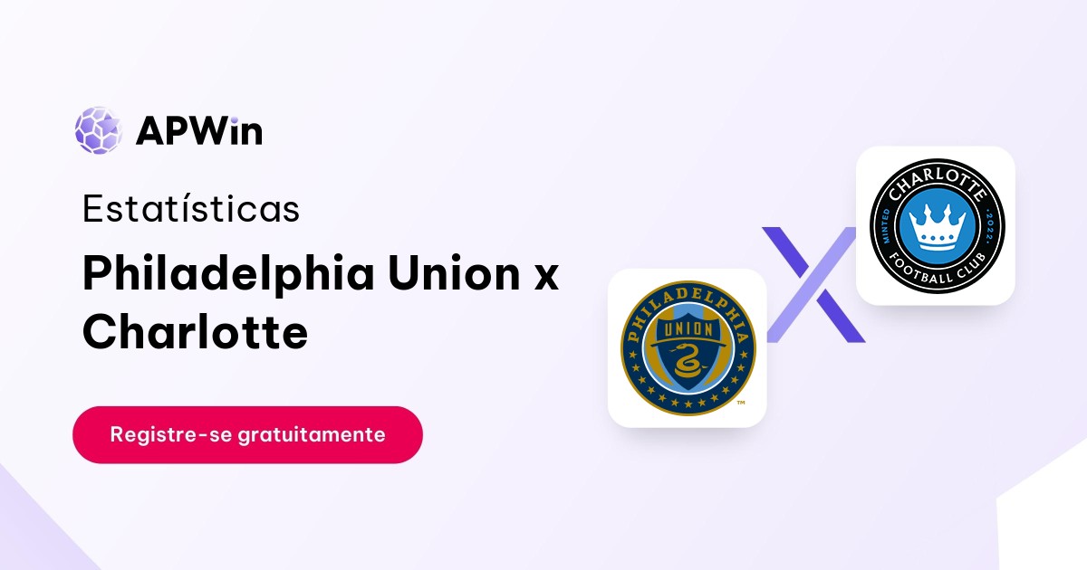 Philadelphia Union x Charlotte: Placar ao Vivo, H2H e Resultados