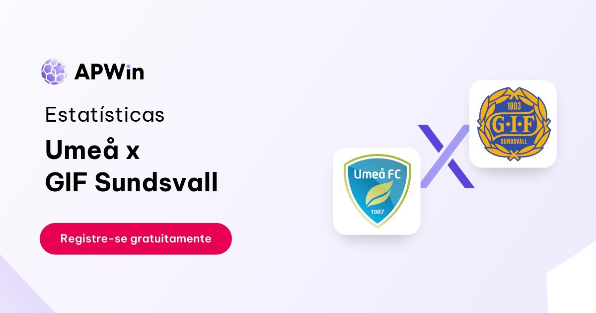 Umeå x GIF Sundsvall: Placar ao Vivo, H2H e Resultados