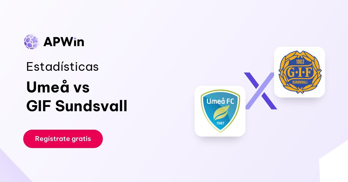 Umeå vs GIF Sundsvall: En vivo, Resultado y Estadísticas