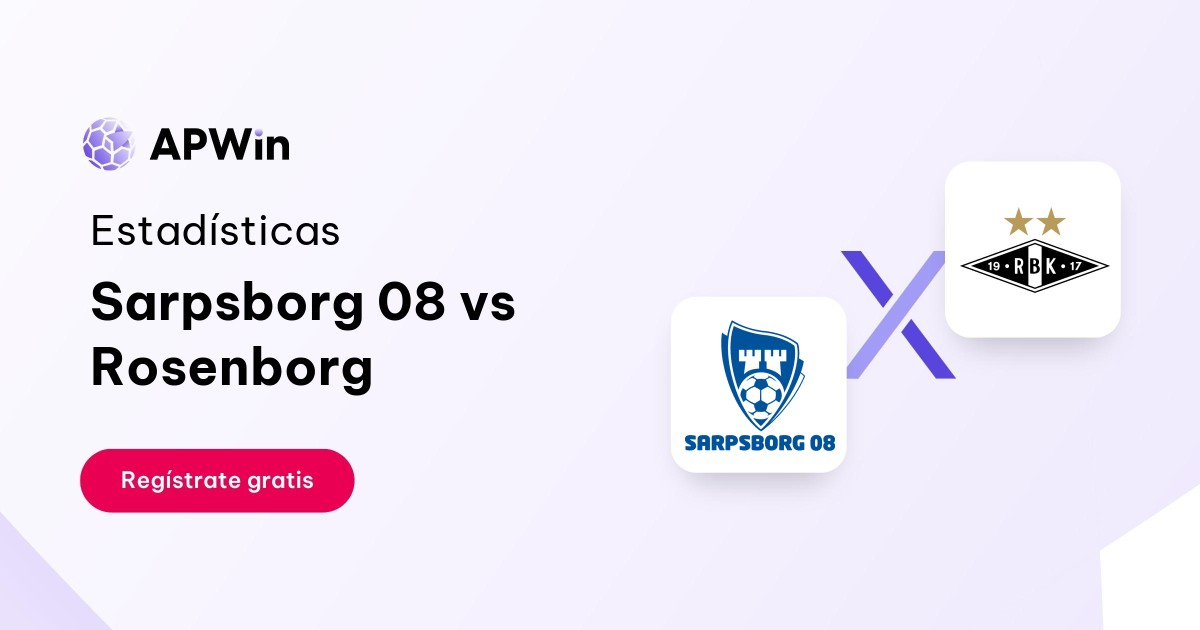 Sarpsborg 08 vs Rosenborg: En vivo, Resultado y Estadísticas