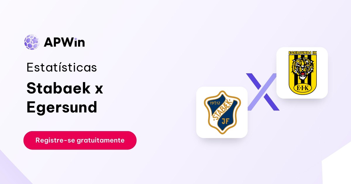 Stabaek x Egersund: Placar ao Vivo, H2H e Resultados