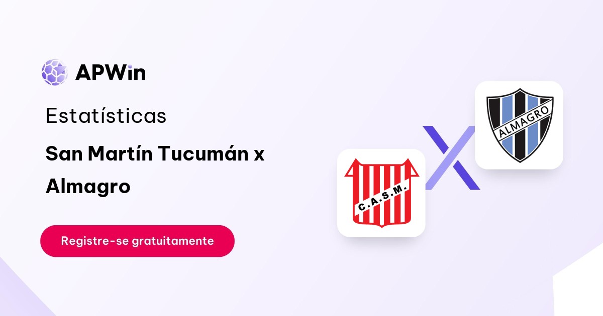 San Martín Tucumán x Almagro: Placar ao Vivo, H2H e Resultados