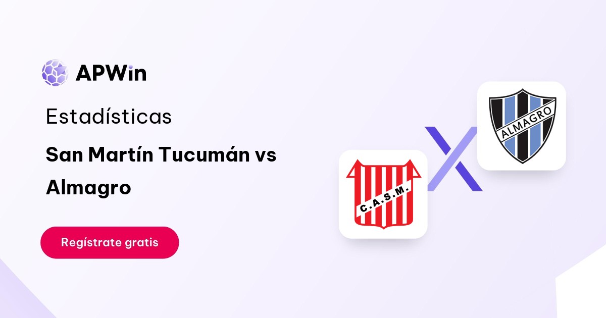San Martín Tucumán vs Almagro: En vivo, Resultado y Estadísticas