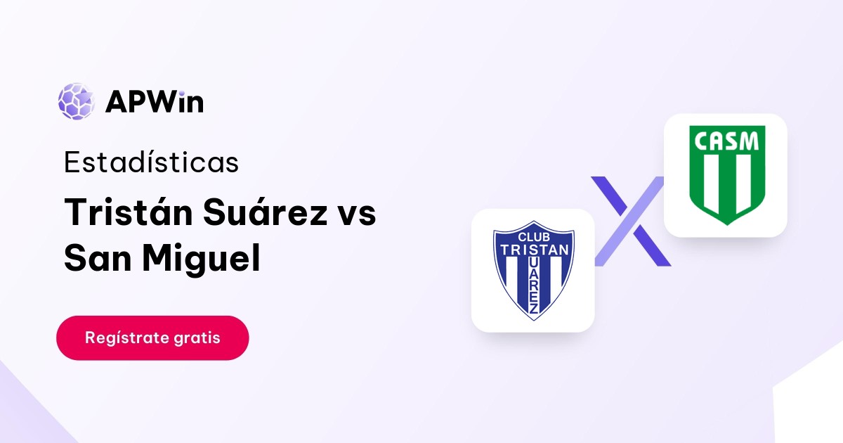 Tristán Suárez vs San Miguel: En vivo, Resultado y Estadísticas