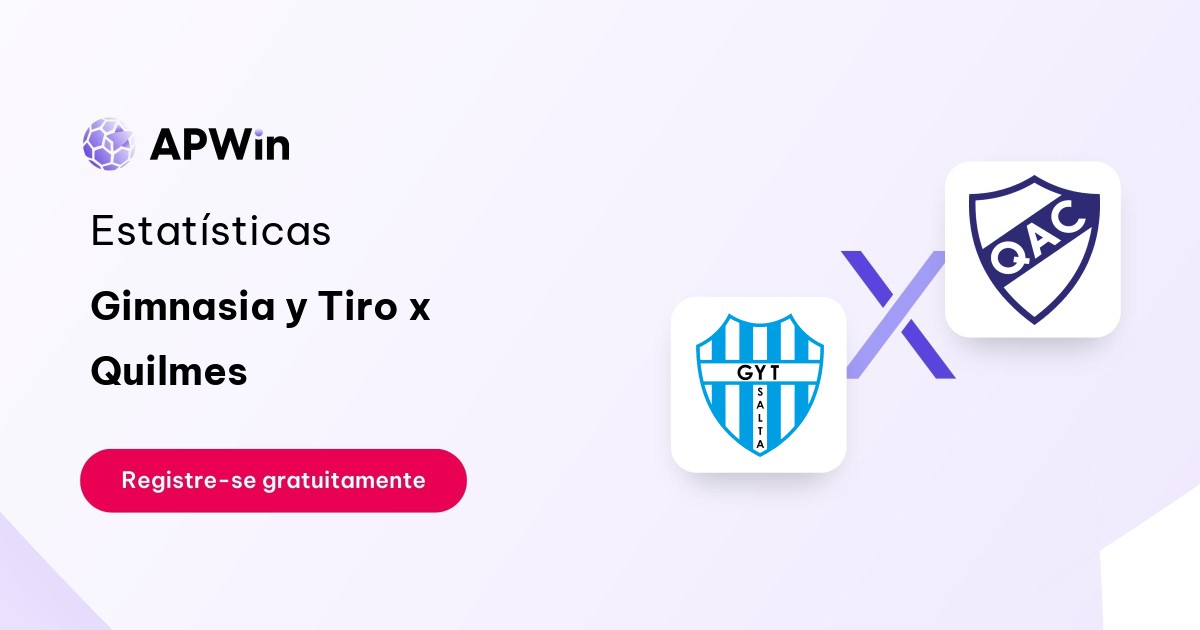 Gimnasia y Tiro x Quilmes: Placar ao Vivo, H2H e Resultados