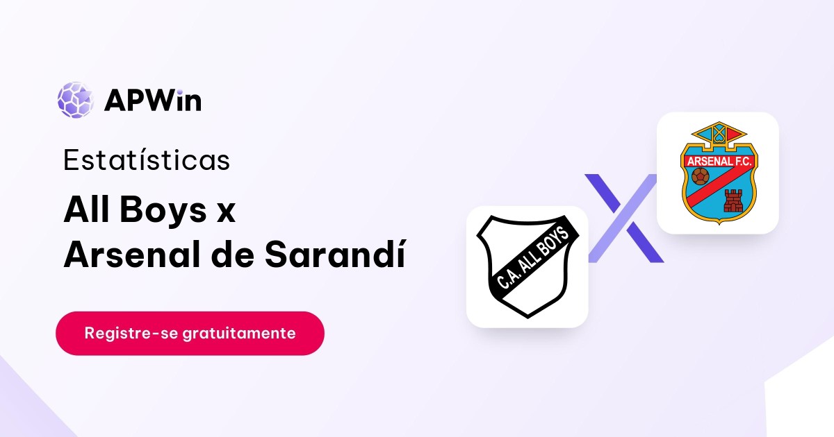 All Boys x Arsenal de Sarandí: Placar ao Vivo, H2H e Resultados