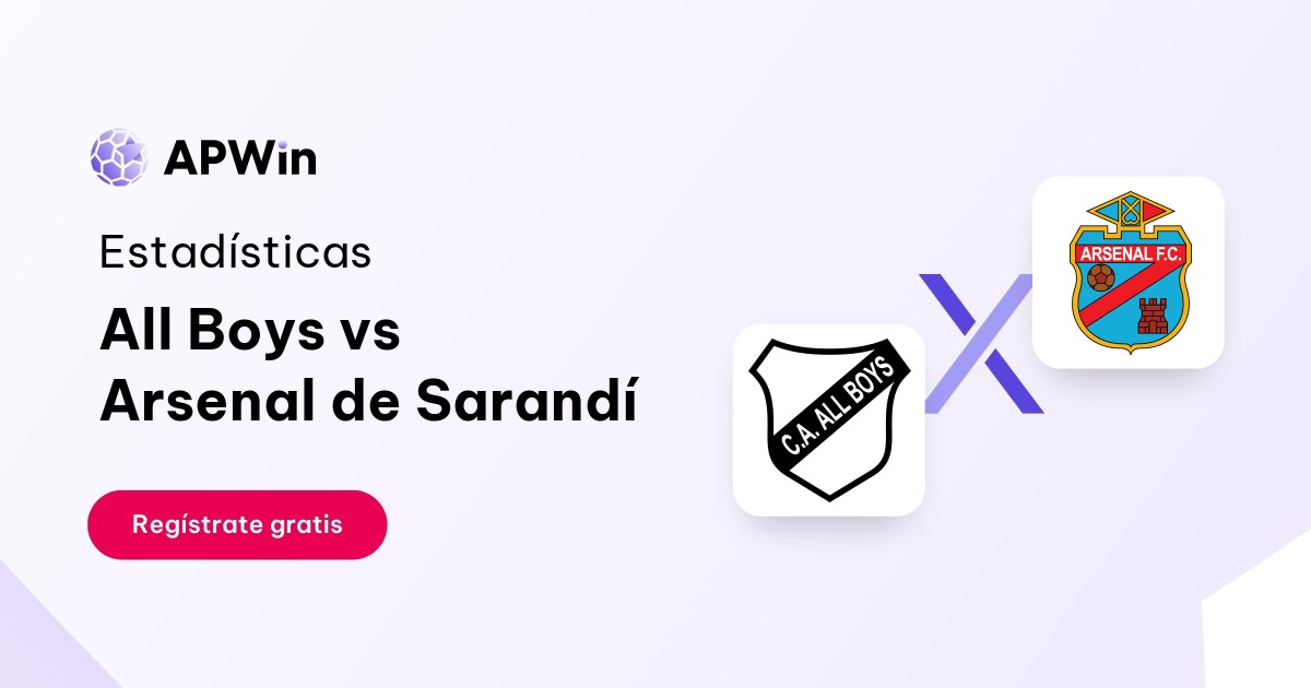 All Boys vs Arsenal de Sarandí: En vivo, Resultado y Estadísticas