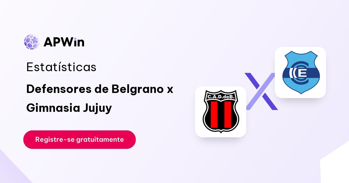 Defensores de Belgrano x Gimnasia Jujuy: Placar ao Vivo, H2H e Resultados