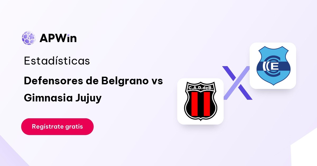 Defensores de Belgrano vs Gimnasia Jujuy: En vivo, Resultado y Estadísticas