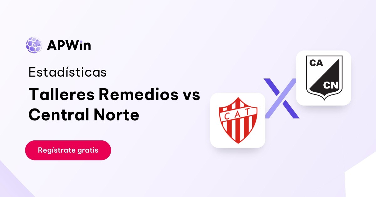 Talleres Remedios vs Central Norte: En vivo, Resultado y Estadísticas