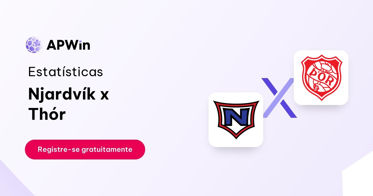 Njardvík x Thór: Placar ao Vivo, H2H e Resultados