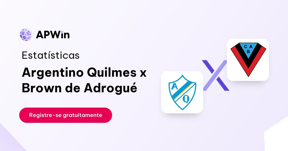 Argentino Quilmes x Brown de Adrogué: Placar ao Vivo, H2H e Resultados