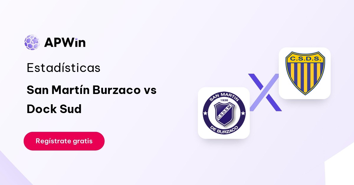 San Martín Burzaco vs Dock Sud: En vivo, Resultado y Estadísticas