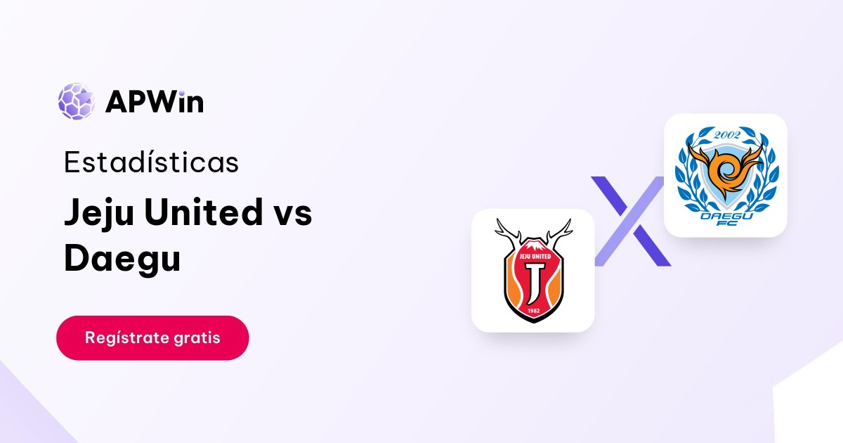 Jeju United vs Daegu: En vivo, Resultado y Estadísticas