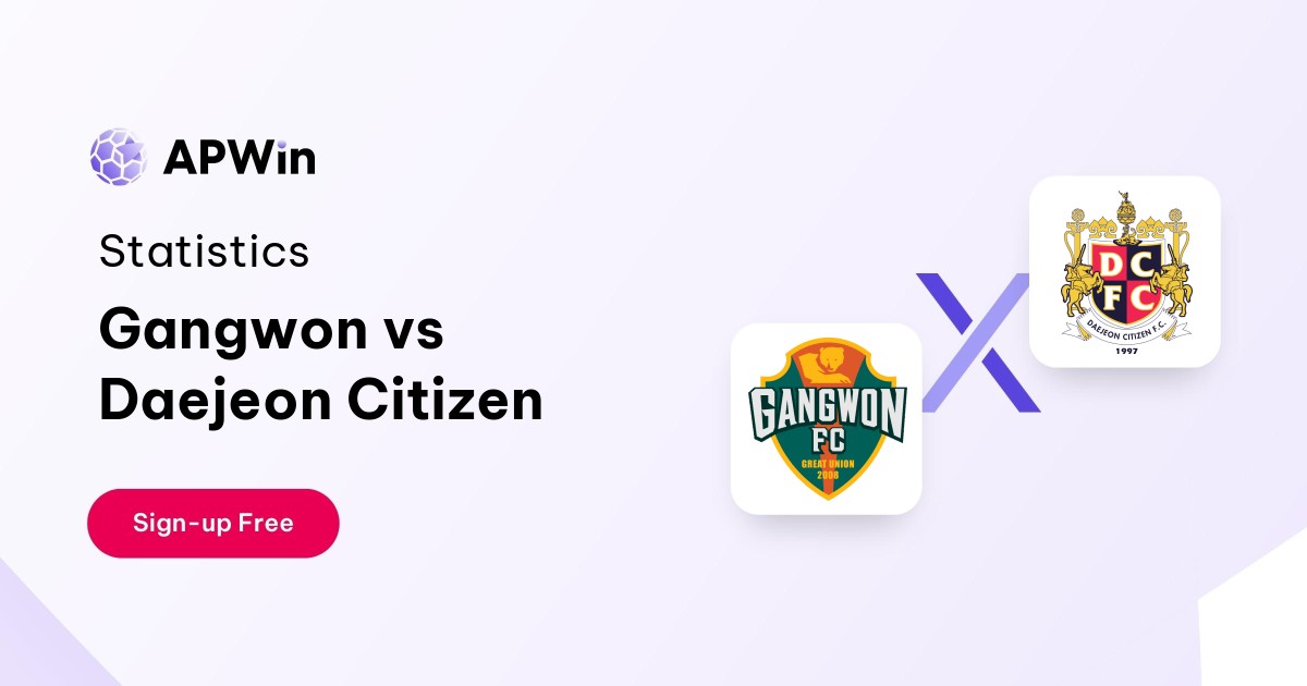 Gangwon vs Daejeon Citizen Preview, Livescore and H2H