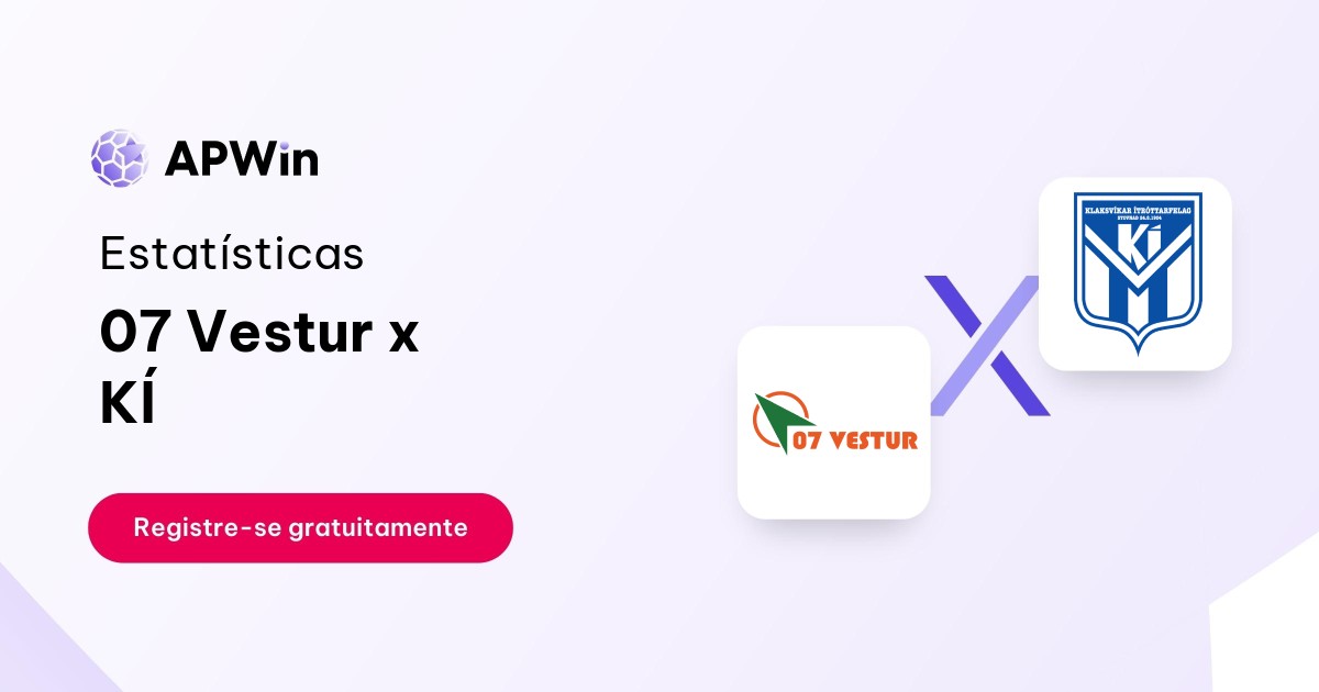 07 Vestur x KÍ: Placar ao Vivo, H2H e Resultados