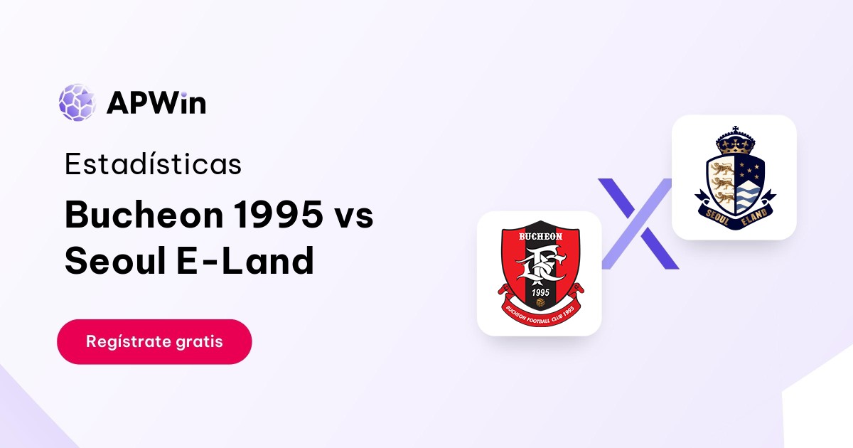 Bucheon 1995 vs Seoul E-Land: En vivo, Resultado y Estadísticas