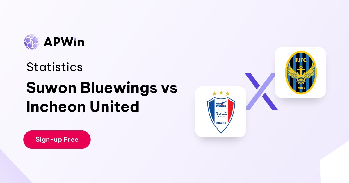 Suwon Bluewings vs Incheon United Preview, Livescore and H2H