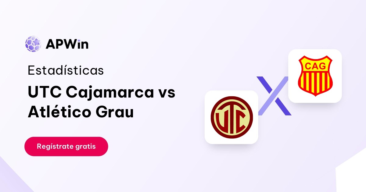 UTC Cajamarca vs Atlético Grau: En vivo, Resultado y Estadísticas