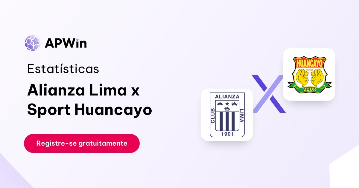 Alianza Lima x Sport Huancayo: Placar ao Vivo, H2H e Resultados