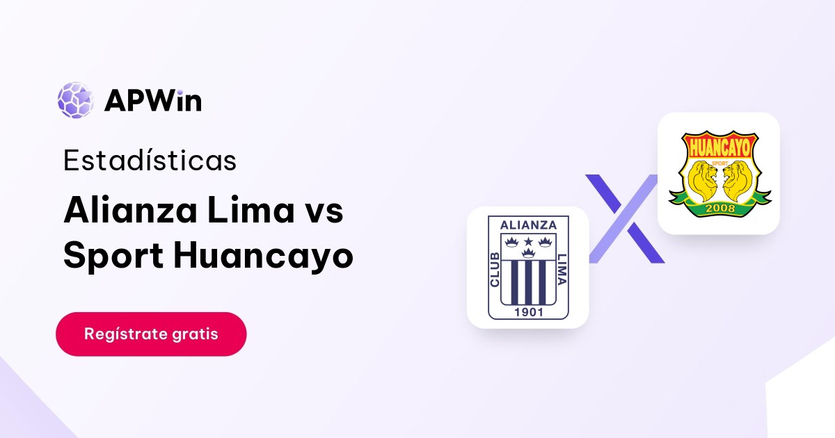 Alianza Lima vs Sport Huancayo: En vivo, Resultado y Estadísticas