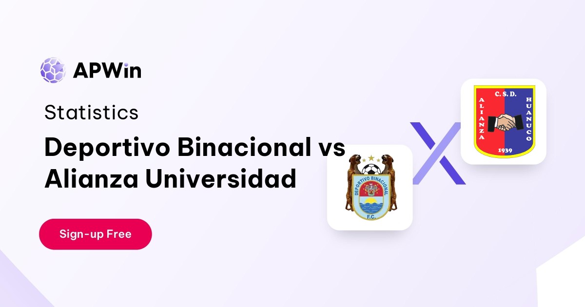 Deportivo Binacional vs Alianza Universidad Preview, Livescore and H2H