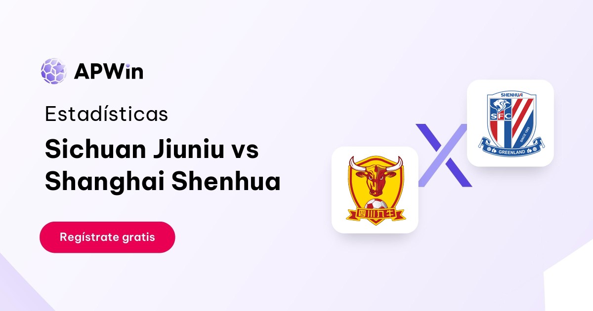 Sichuan Jiuniu vs Shanghai Shenhua: En vivo, Resultado y Estadísticas