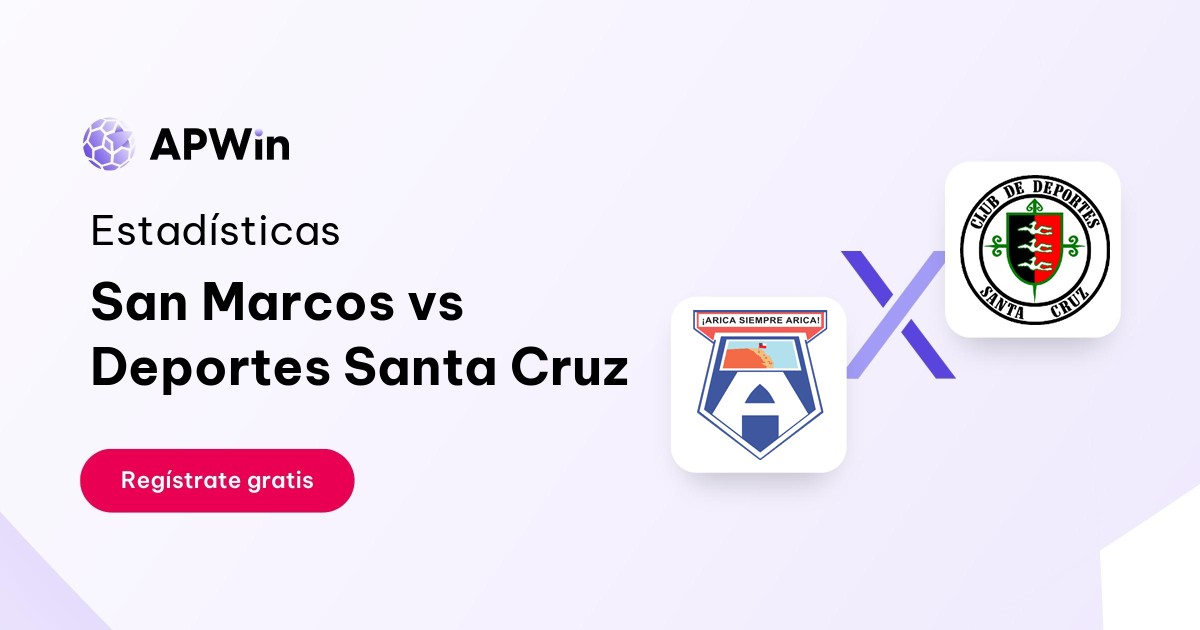 San Marcos vs Deportes Santa Cruz: En vivo, Resultado y Estadísticas