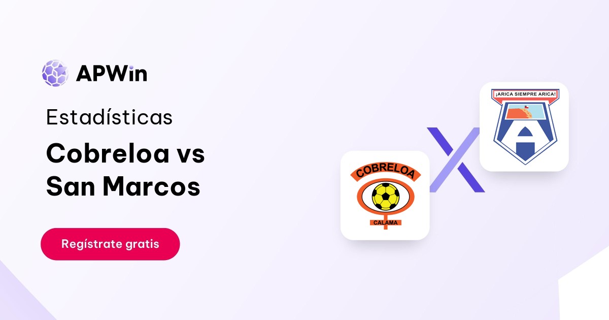 Cobreloa vs San Marcos: En vivo, Resultado y Estadísticas