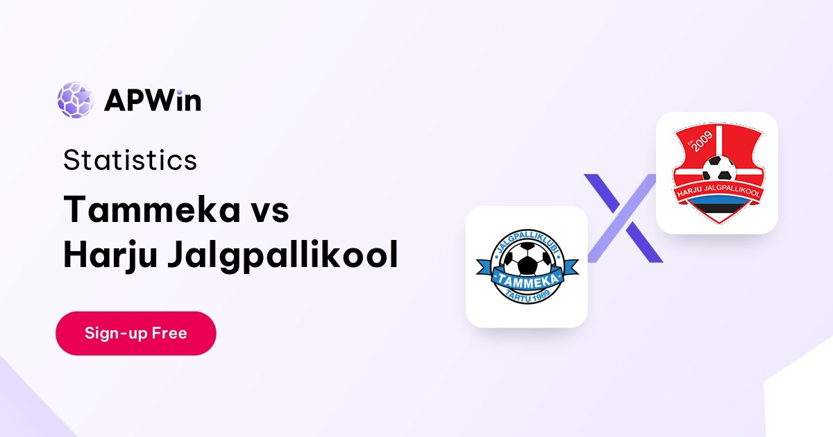 Tammeka vs Harju Jalgpallikool Preview, Livescore and H2H